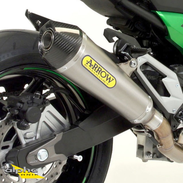 ARROW Escape X-KONE Acero Inoxidable para Kawasaki Z750 / Z800 / Z800E 2011-2016