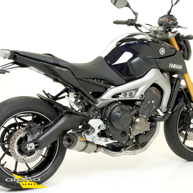 ARROW Escape THUNDER Titanio para Yamaha MT09 / Tracer 900 2013-
