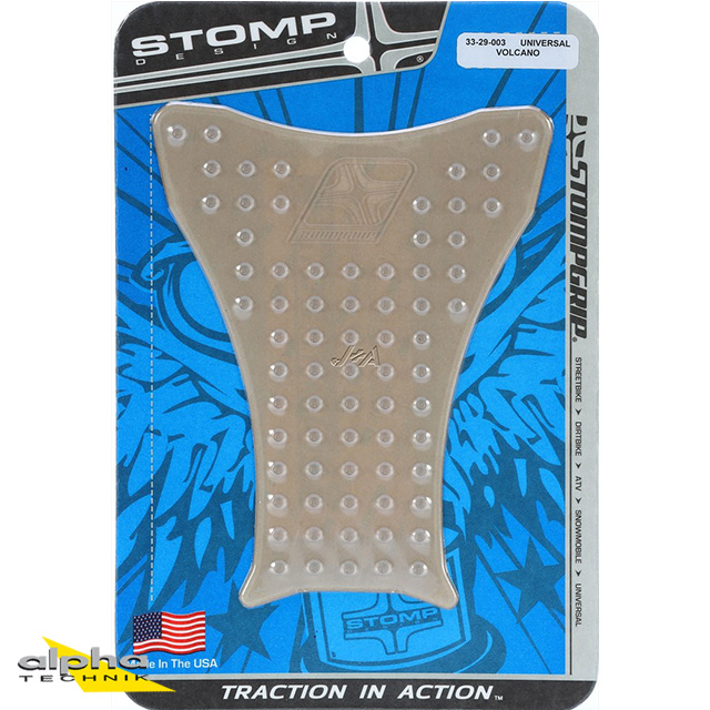 Stompgrip Universal depósito de gasolinapad Estándar Transparente, Volcano