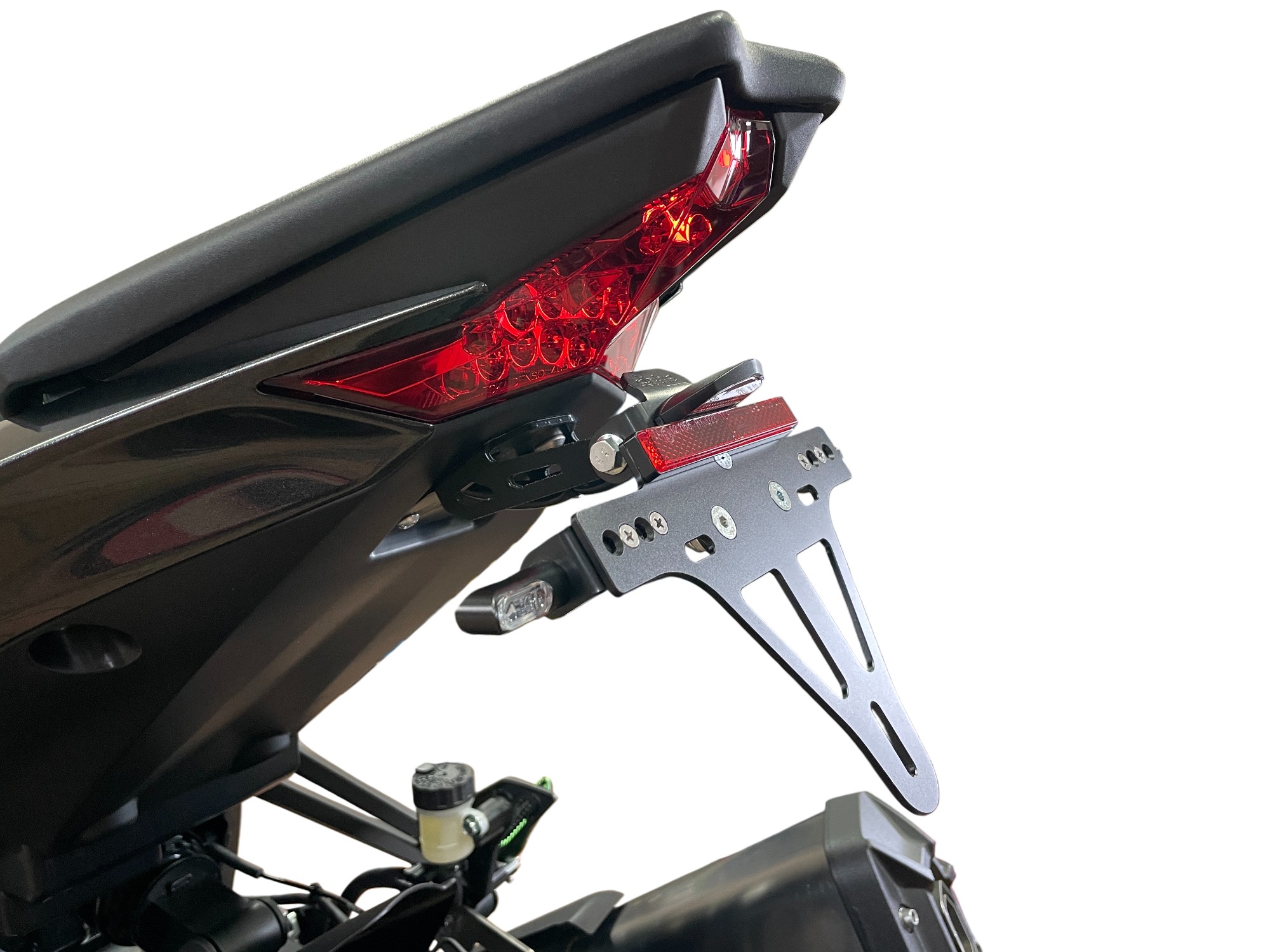 Soporte de matrícula alpha Technik Kawasaki Z1100 / Z1100 SE, año del modelo 2025-