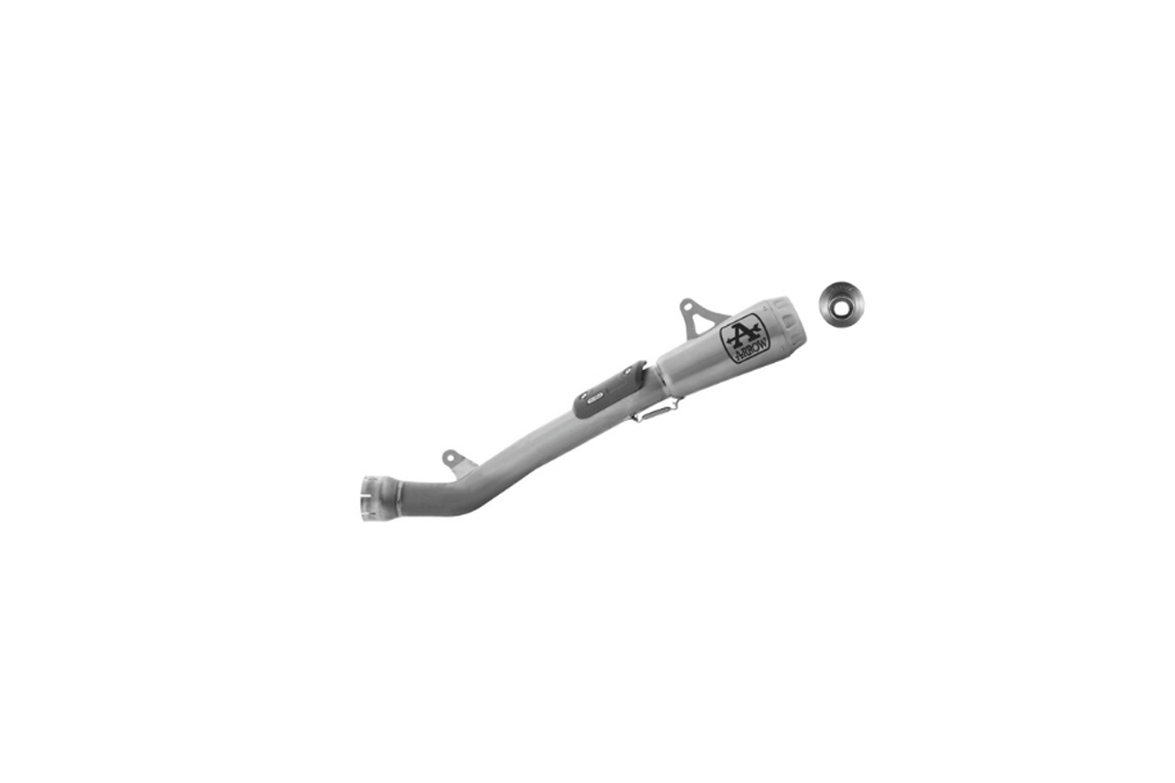 Sistema de escape completo ARROW PRO-RACE COMPETITION HALF SYSTEM para Kawasaki Ninja ZX10RR 2021-, Titanio