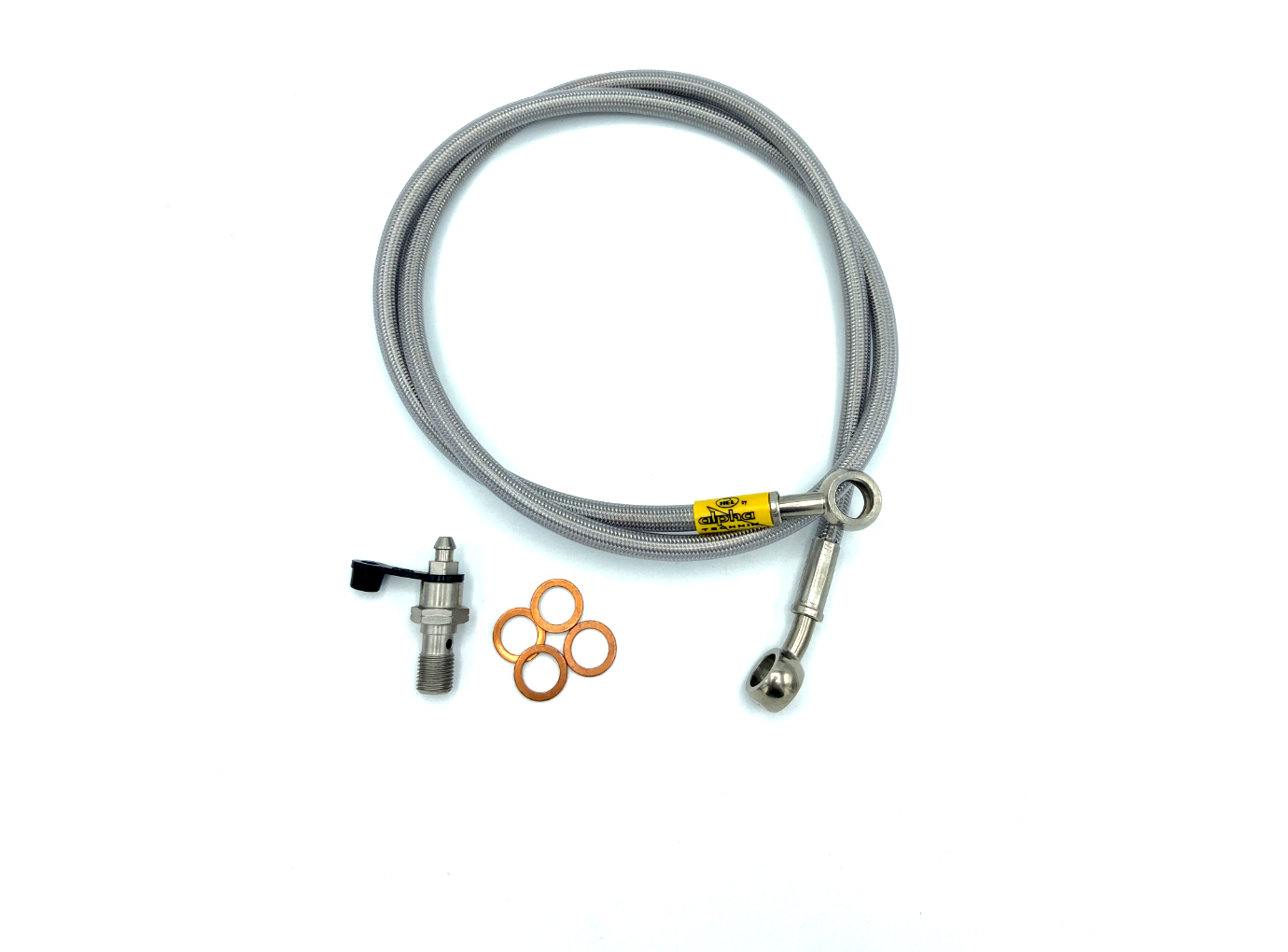 Latiguillo de embrague Stahlflex HEL, tendido OEM para Ducati 848 / 848 EVO 2008 - 2013, acero inoxidable
