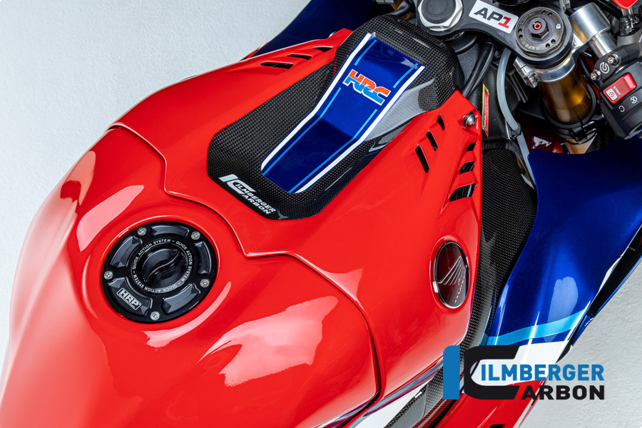Ilmberger Carbon cubierta de depósito de gasolina, brillante, para Honda CBR1000RR-R Fireblade (SP), SC82, a partir de 2020-