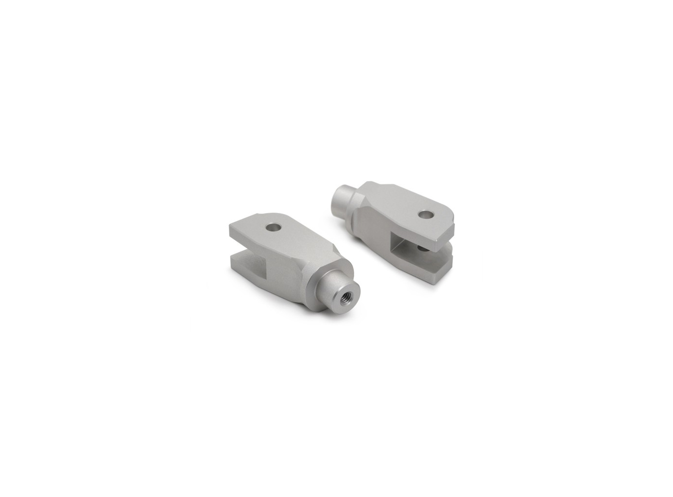 Barracuda BRACKET KIT Adaptador de estriberas para estriberas del pasajero para Ducati Multistrada V4S año del modelo 2022-