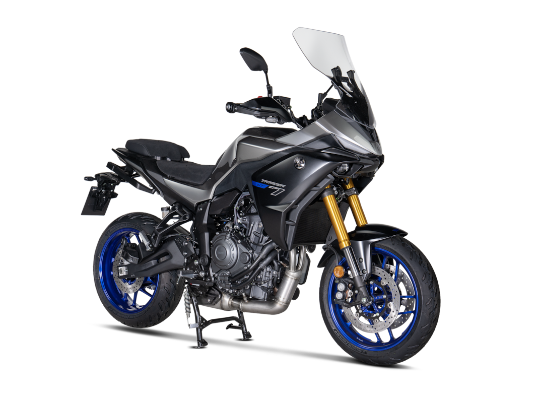 Akrapovic Racing Line (Titanium) sistema de escape para Yamaha MT-07, FZ-07 2021-2025, Tracer 7, GT, 2020-2025