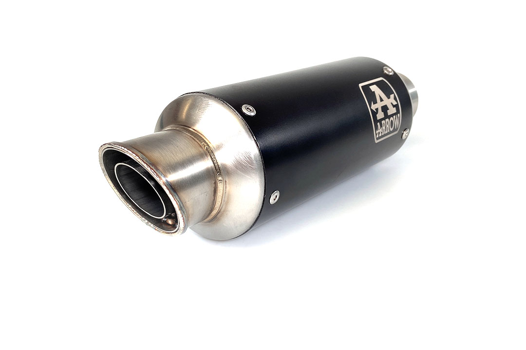 Escape ARROW DARK GP2 para KTM 125/390 Duke 2017- de acero inoxidable