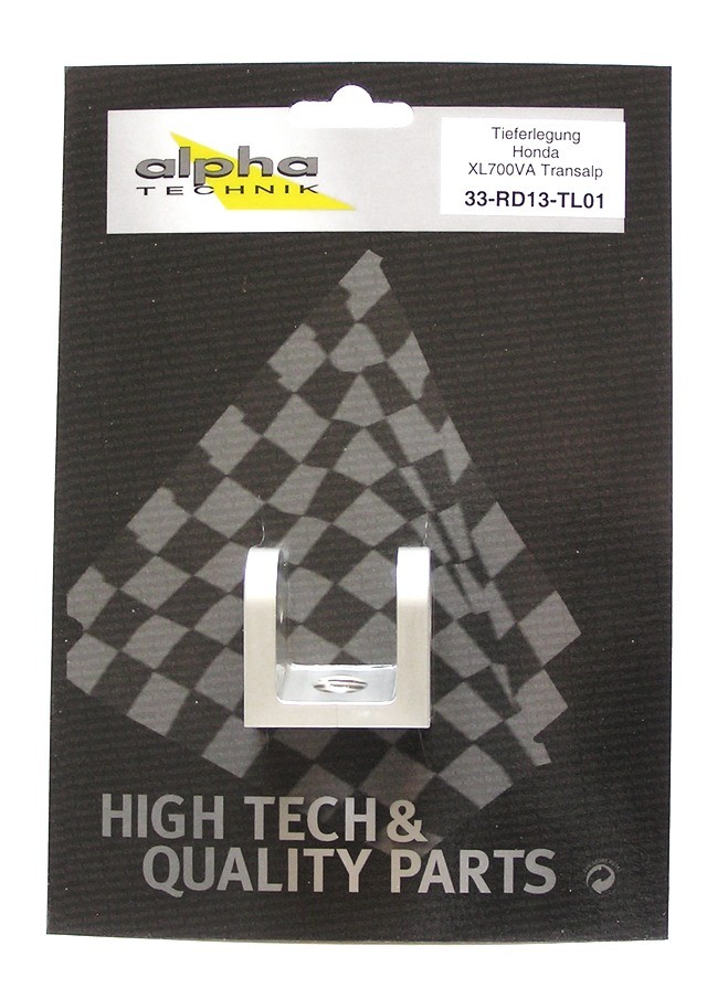 alpha Technik Kit de descenso de 32 mm para Honda XL700VA; Tipo RD13, RD15; Año del modelo 2008-