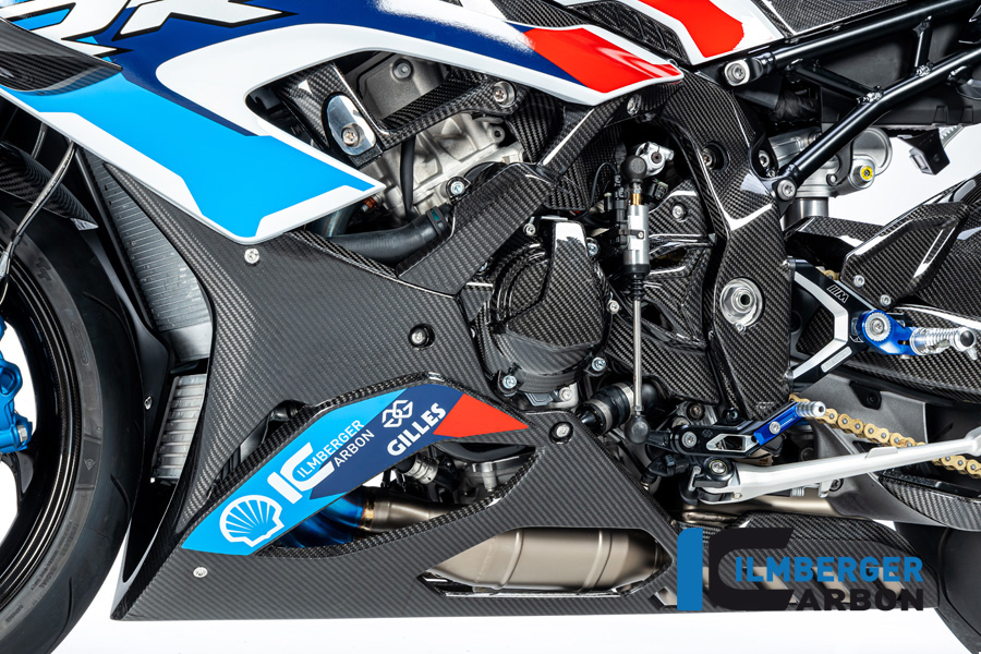 Parte inferior del carenado Ilmberger de carbono para calle para BMW M1000RR a partir de 2020-