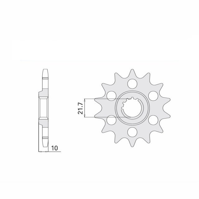 Piñón, 15 dientes, paso 630