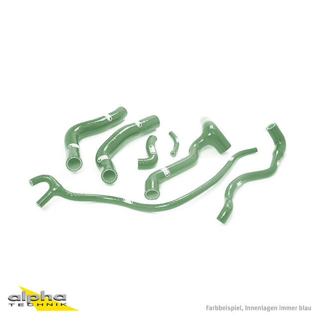 Kit de mangueras de silicona SAMCO SPORT verde B.R. para Aprilia SMV750 Dorsoduro año de modelo 2007-2017