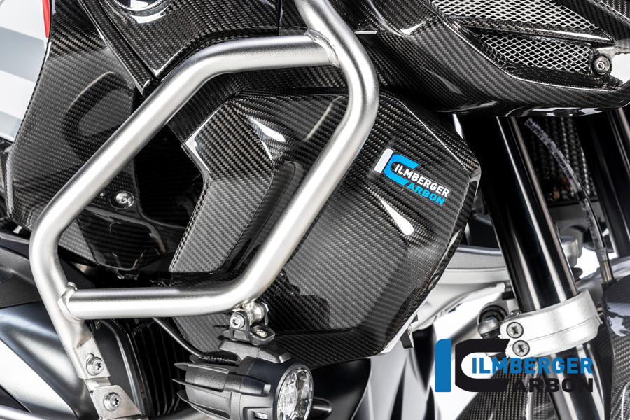 Aleta / Cubierta del radiador lado derecho de carbono para BMW R 1250 GS Adventure a partir de 2019