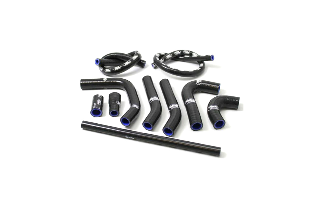 Kit de Mangueras de Silicona SAMCO SPORT negro para KTM 660 Rally año de modelo 2003-2006