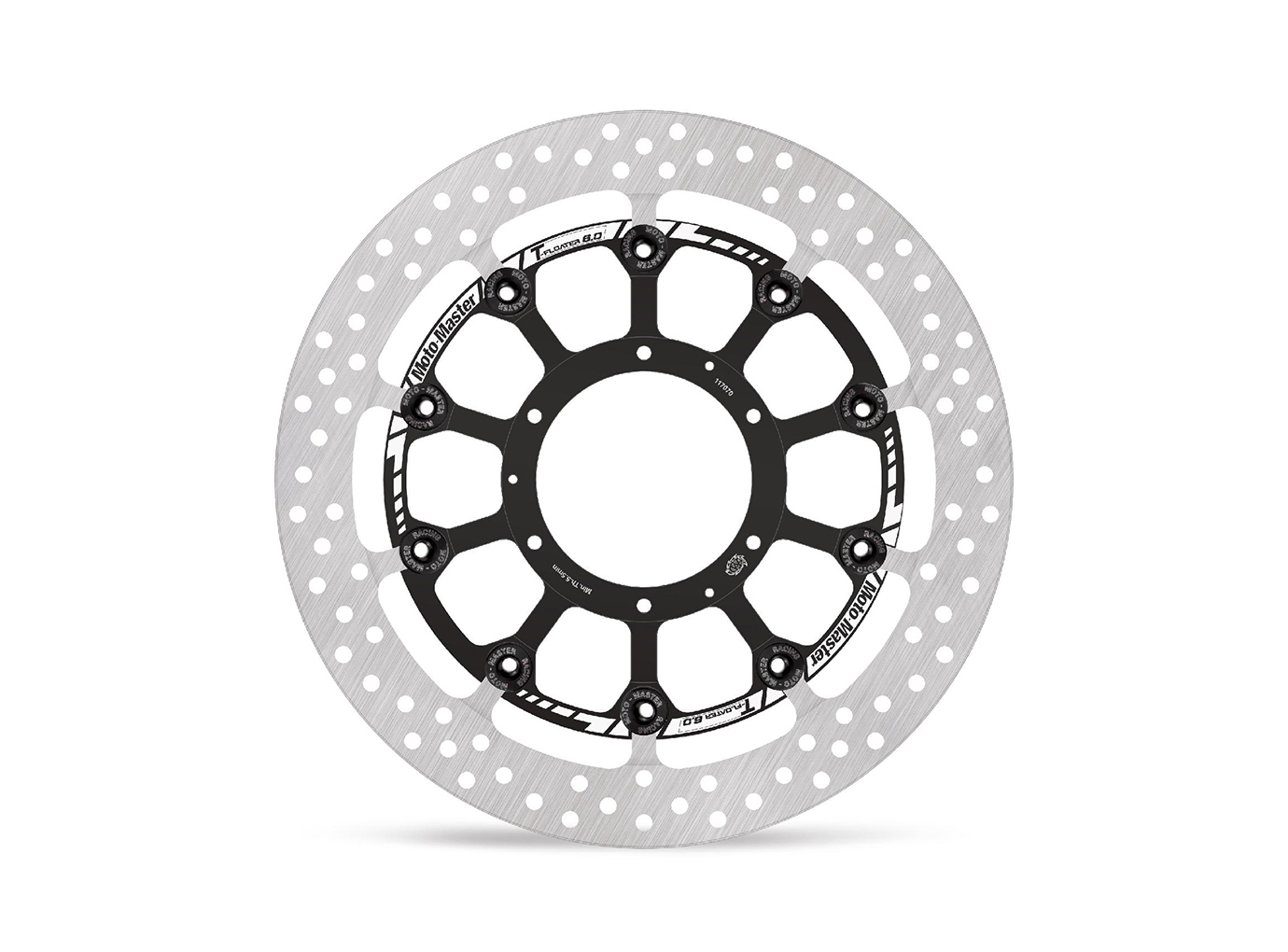 MOTO MASTER disco de freno anterior, delantero simétrica a la rotación, T-Floater para Honda CBR1000RR Fireblade/SP año de modelo 2009-2016
