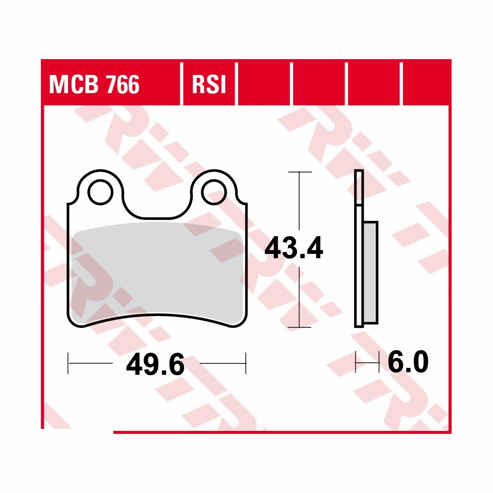 TRW pastillas del frenosatz Allround MCB766