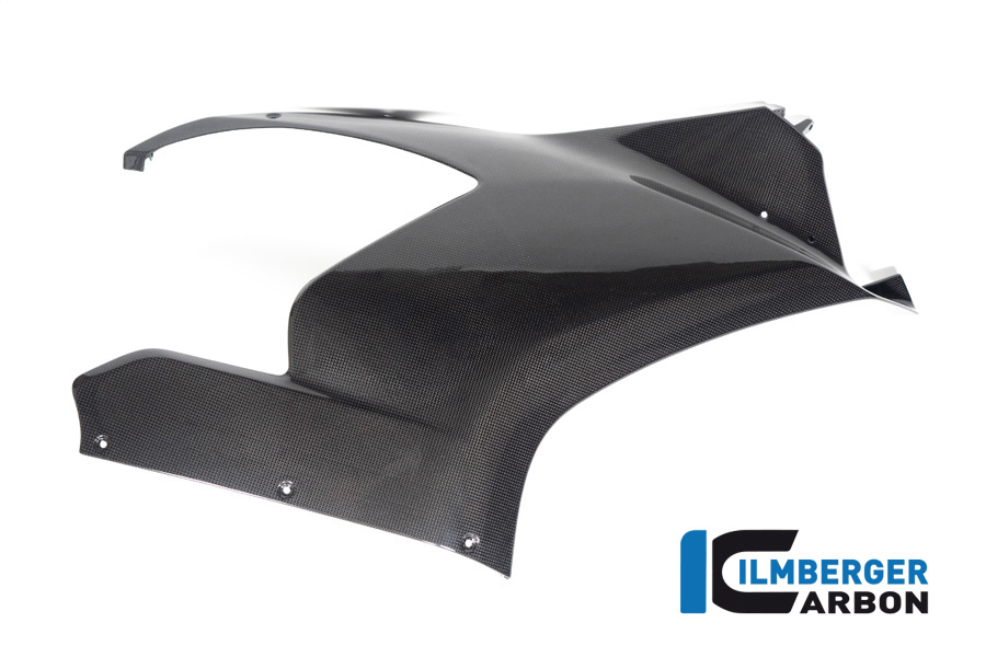 Pieza lateral de carenado de carbono Ilmberger preparada para Winglet lado derecho, brillante, Ducati Panigale V2 2020-