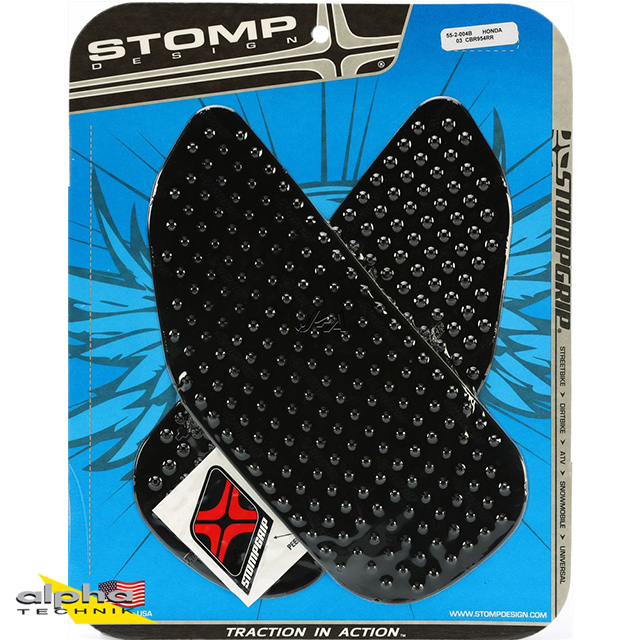 Stompgrip negro, Volcano, para Honda CBR954RR, 2002-2003
