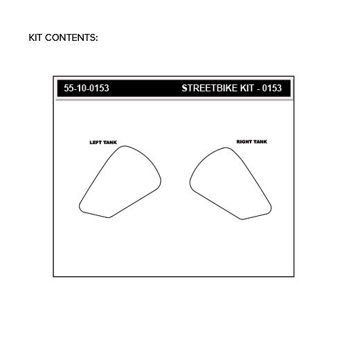 Almohadillas de tracción Stompgrip transparentes, para BMW R1200GS, 2017-2018, R1250GS, 2019-2024