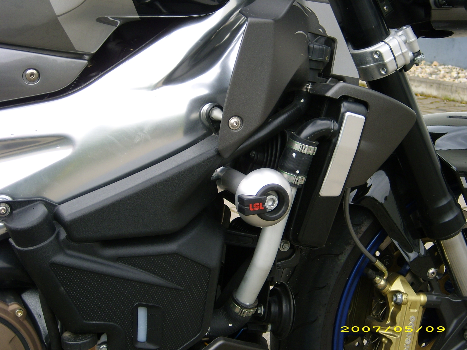 Kit de montaje de protectores anticaída LSL, para Aprilia RSV 1000/Tuono, 2006-