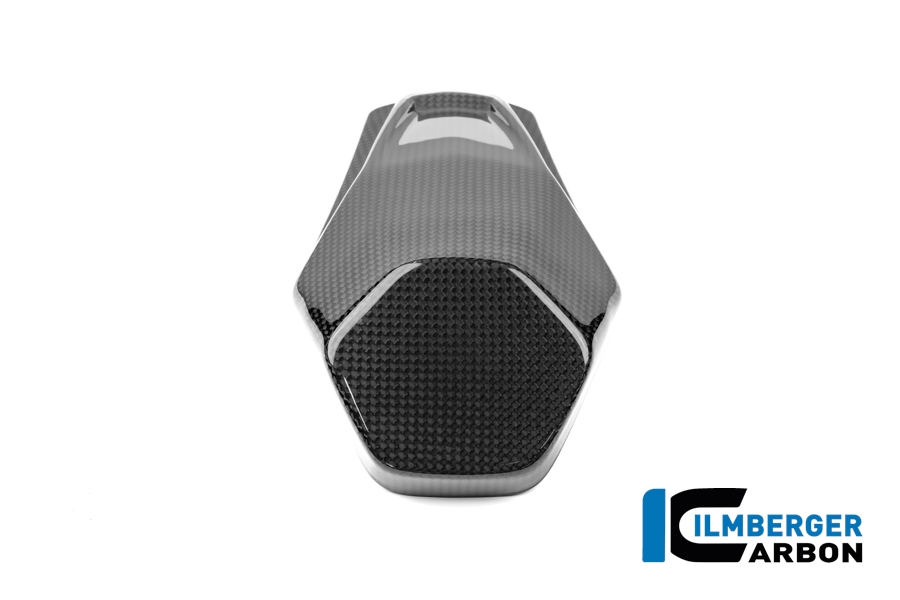 Ilmberger Carbon Tapa de asiento de pasajero, brillante, Ducati Panigale V4, S, R, 2025-