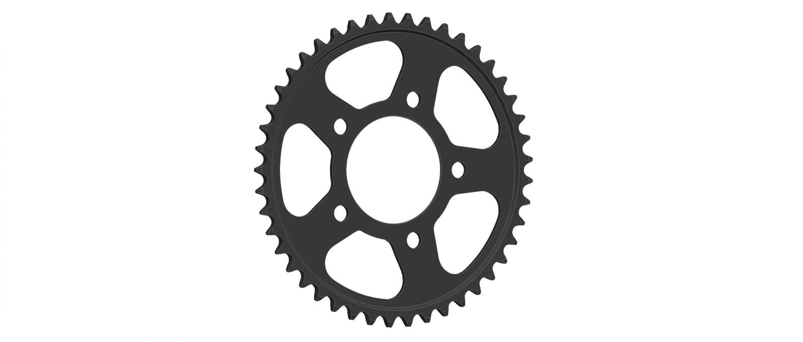 corona de Acero, 45 Dientes, Paso 520, para Honda Transalp XL750