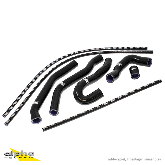 Kit de mangueras de silicona SAMCO SPORT en negro para Benelli TNT899 TNT1130 para todos los años de modelo
