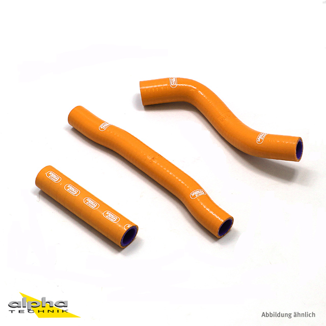 Kit de Mangueras de Silicona Samco Naranja para KTM y Husqvarna