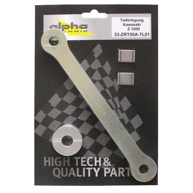 Kit de descenso alpha Technik 30mm para Kawasaki Z1000; Tipo ZRT00A; Año del modelo 2003-