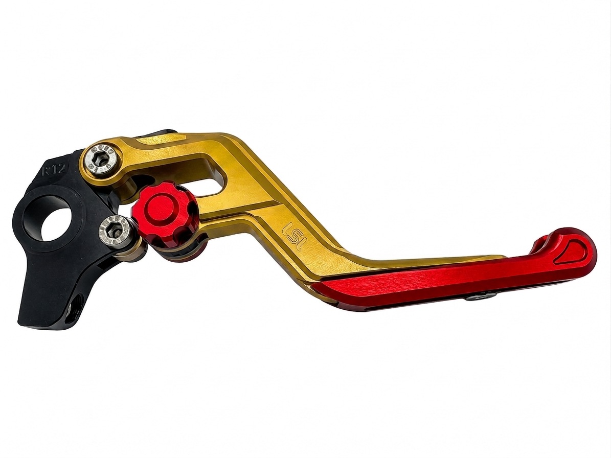 Maneta de Freno LSL ERGONIA R18R Oro/Rojo/Rojo