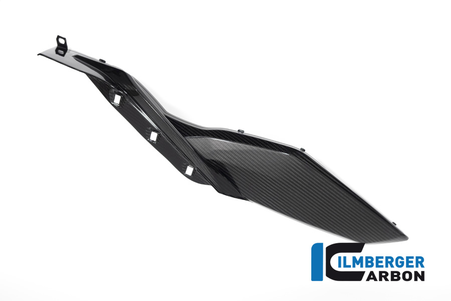 Tapa lateral de carbono Ilmberger en el depósito de gasolina (inferior) lado izquierdo, brillante, BMW S1000XR 2020- M1000XR 2024-