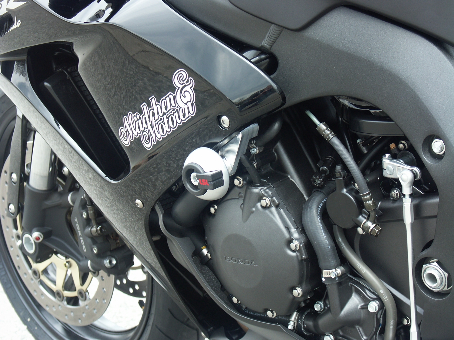 Kit de montaje de protectores anticaída LSL para Honda CBR 1000 RR, año de modelo 2006-2007