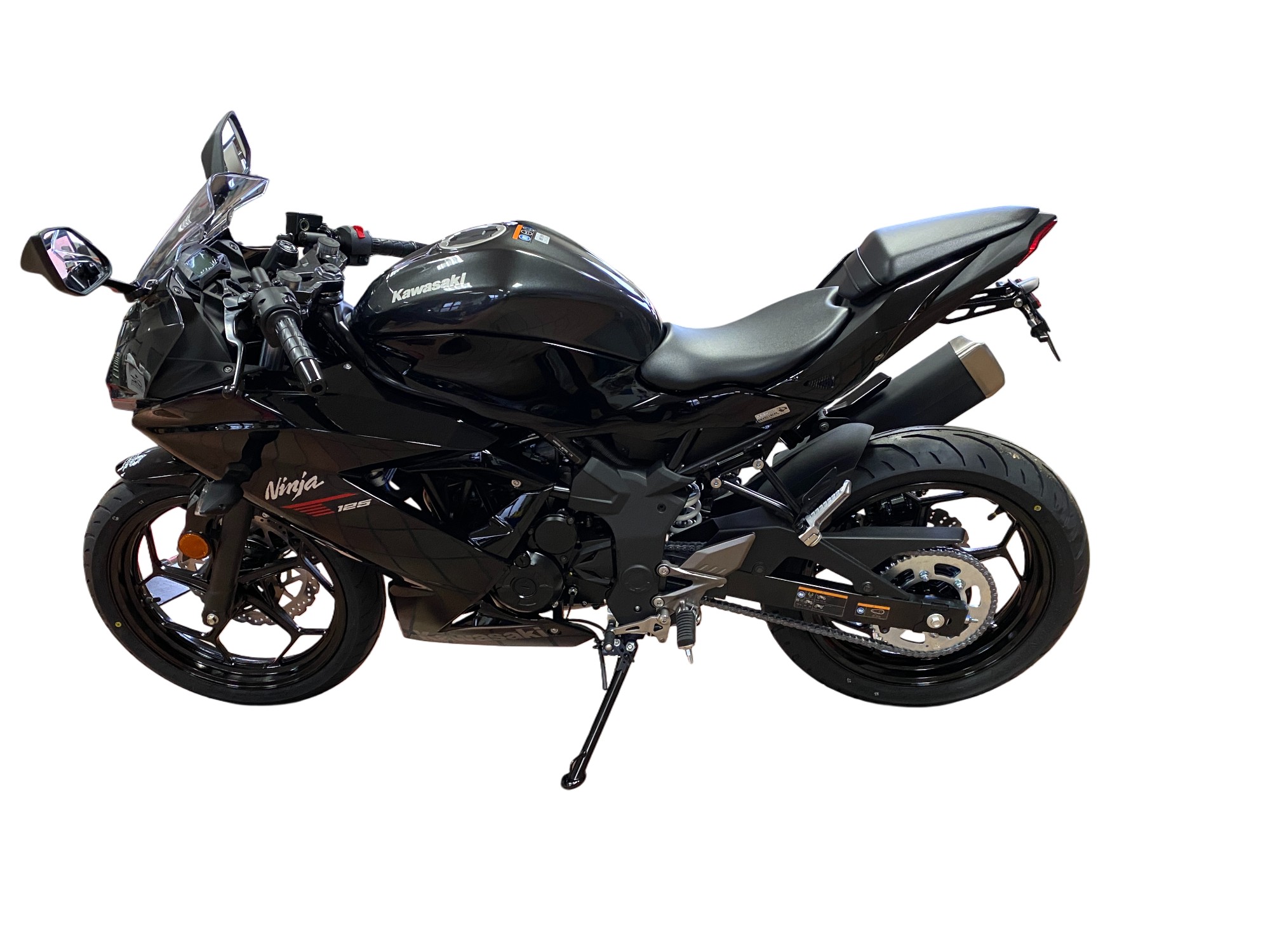 alpha Technik Kennzeichenhalter Kawasaki Z125 und Ninja 125, Modelljahr 2018-