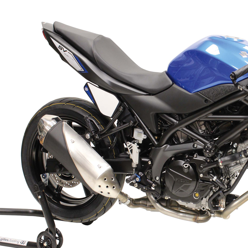 Gilles Tooling Placa portanúmero, para Suzuki SV650