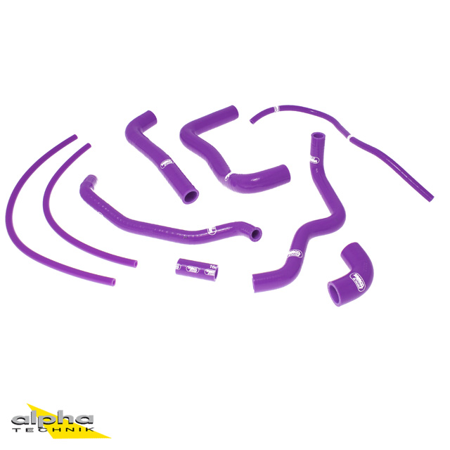 SAMCO SPORT Kit de mangueras de silicona violeta para Aprilia RSV1000R Tuono 1000R Factory años 2004-2010