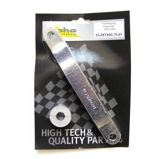 Kit de reducción de altura alpha Technik 30mm para Kawasaki ZZR1400; Tipo ZXT40C; Año del modelo 2008-