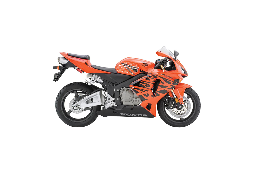 Stompgrip transparente, Icon, para Honda CBR600RR, 2003-2006