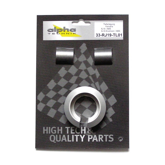 Kit de descenso alpha Technik 35mm Yamaha XJ6, Diversion; Tipo RJ19; Año del modelo 2009-