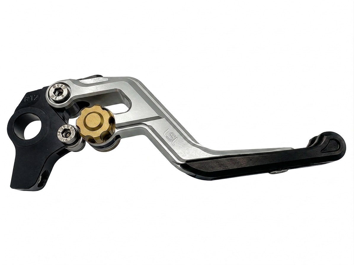 LSL ERGONIA Maneta de freno R34R Plata/Oro/Negro