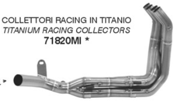 Colector de Competición ARROW de Titanio para Kawasaki Z900 2025-