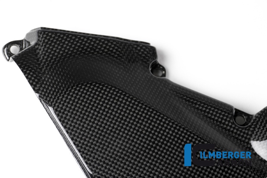 Cubierta de carbono Ilmberger correa dentada horizontal brillante, Carbono