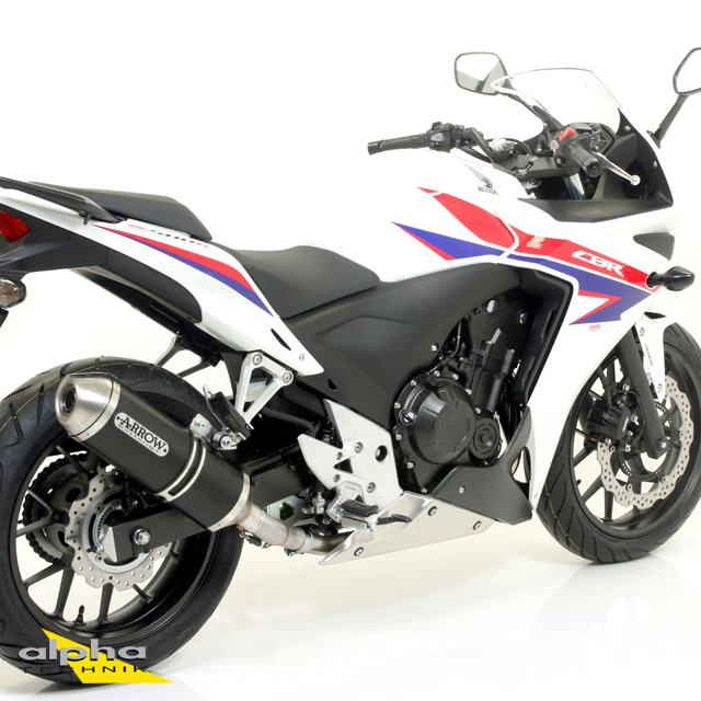 Escape ARROW RACE TECH para Honda CB500F / CBR500R / CB500X 2013- de aluminio, negro