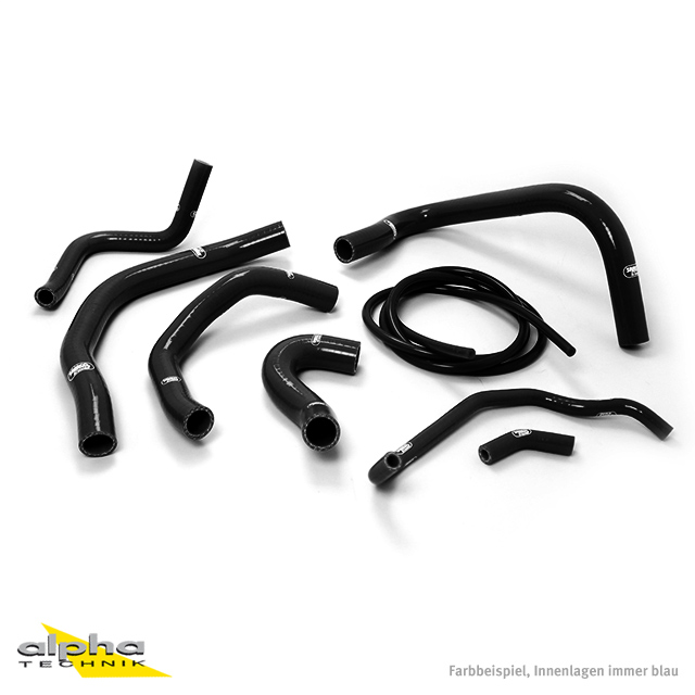 Kit de mangueras de silicona SAMCO SPORT negro para Honda CBR900RR año del modelo 1998-1999