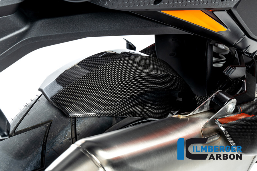 Guardabarros de carbono Ilmberger trasero con cubrecadena 1290 Super Adventure 2019-