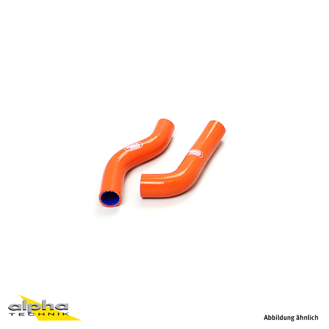 Kit de mangueras de silicona SAMCO SPORT naranja para KTM 690 SMR 690 Duke R Año del modelo 2007-2019