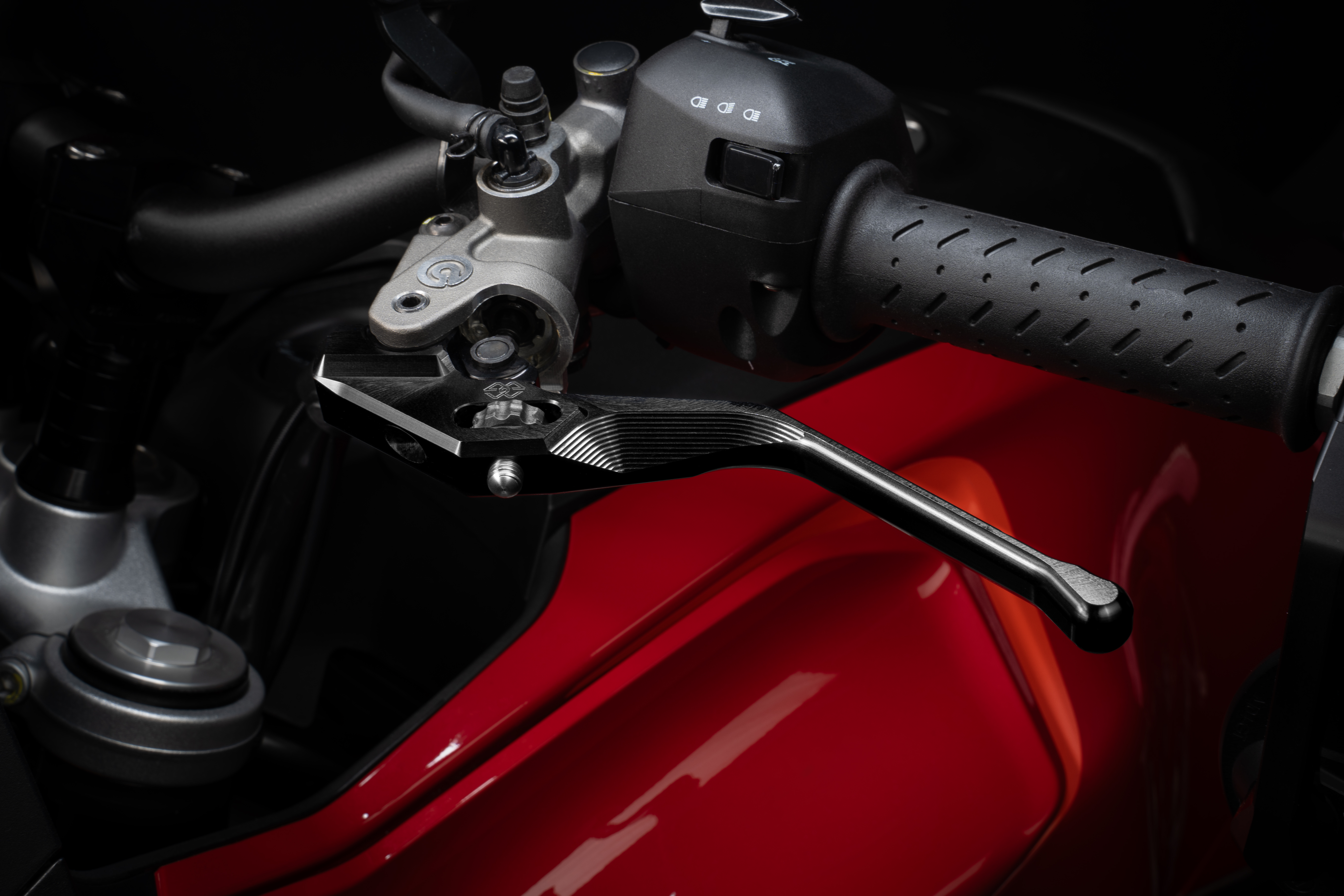 GILLES maneta del embrague FACTOR-X-LEVER negro, para Kawasaki ZX10R/RR, a partir del año de modelo 2021-