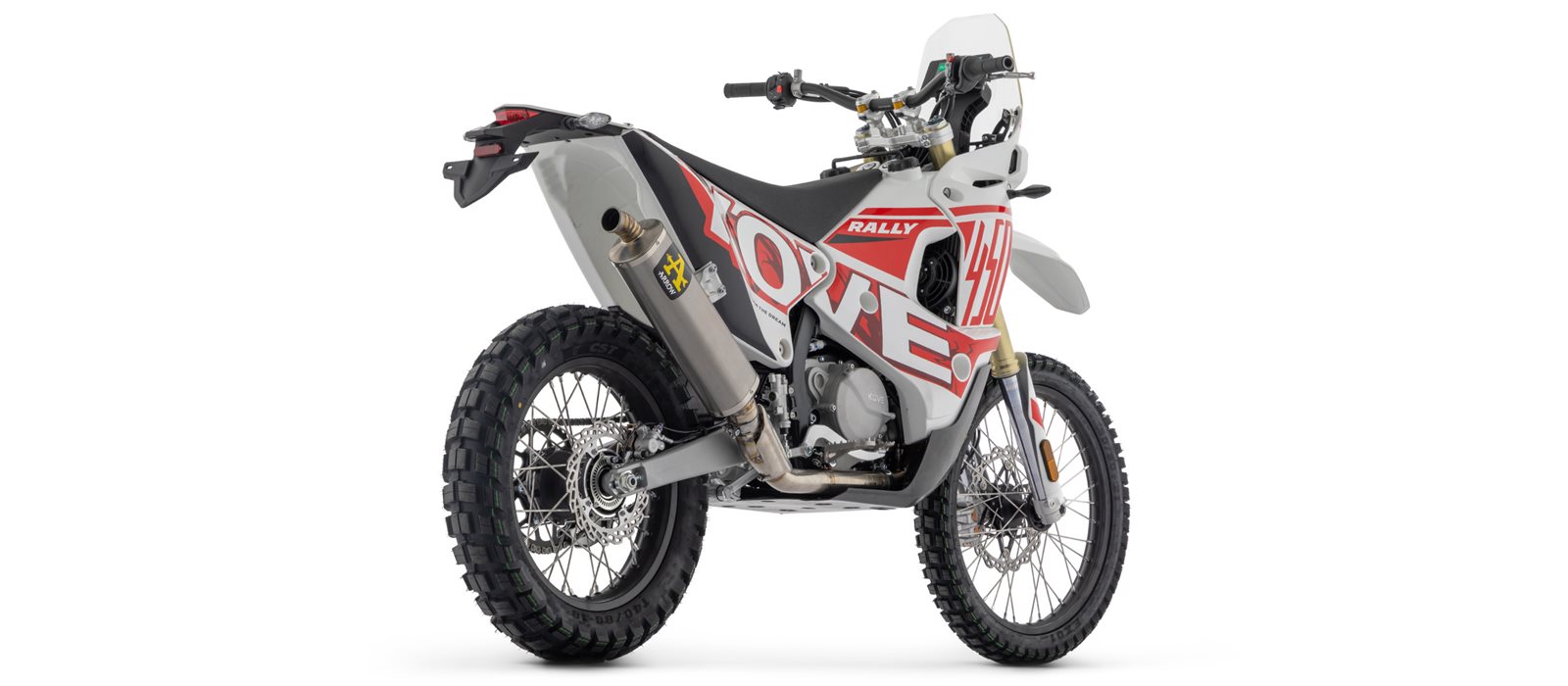ARROW Escape INDY RACE Titanio para Kove 450 Rally Año del modelo 2023-