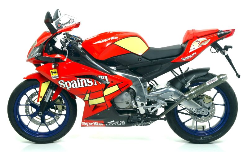 Silenciador trasero GIANNELLI STREET 2STROKE para Aprilia RS125 1994-2014 / Tuono 125 2004