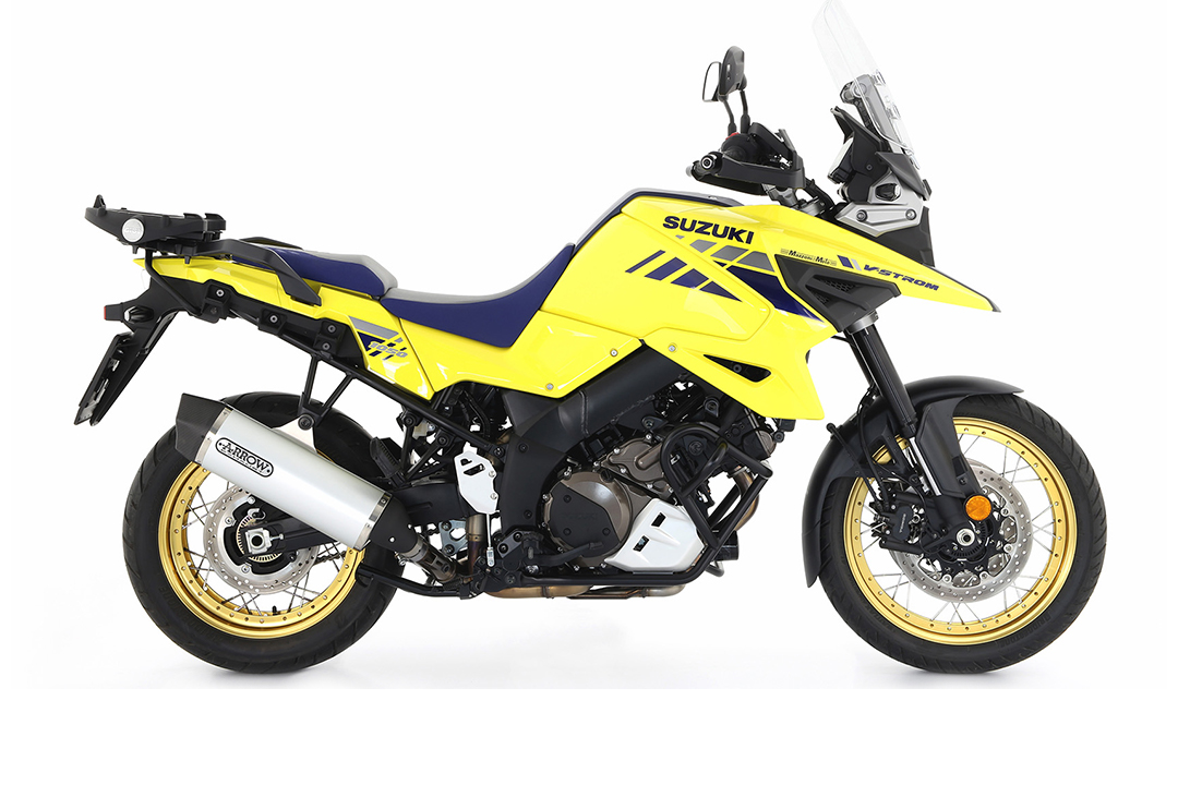 ARROW Escape MAXI RACE TECH para Suzuki DL1000 V-Strom 2014- V-Strom 1050 2020- de Aluminio