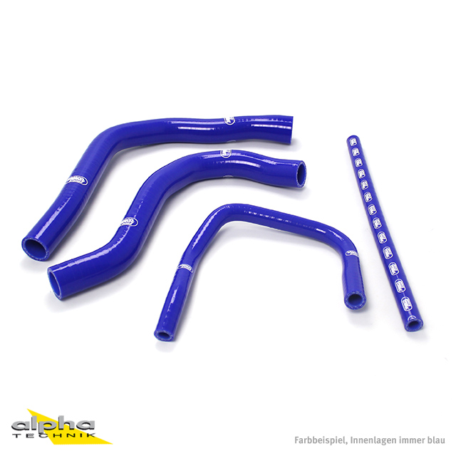 Kit de mangueras de silicona SAMCO SPORT azul para Yamaha YZF750R año del modelo 1993-1994