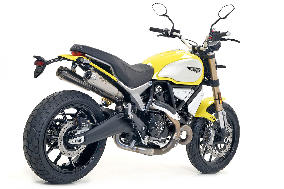 Par de silenciadores ARROW PRO-RACE de acero inoxidable para Ducati Scrambler 1100, año del modelo 2018-2020