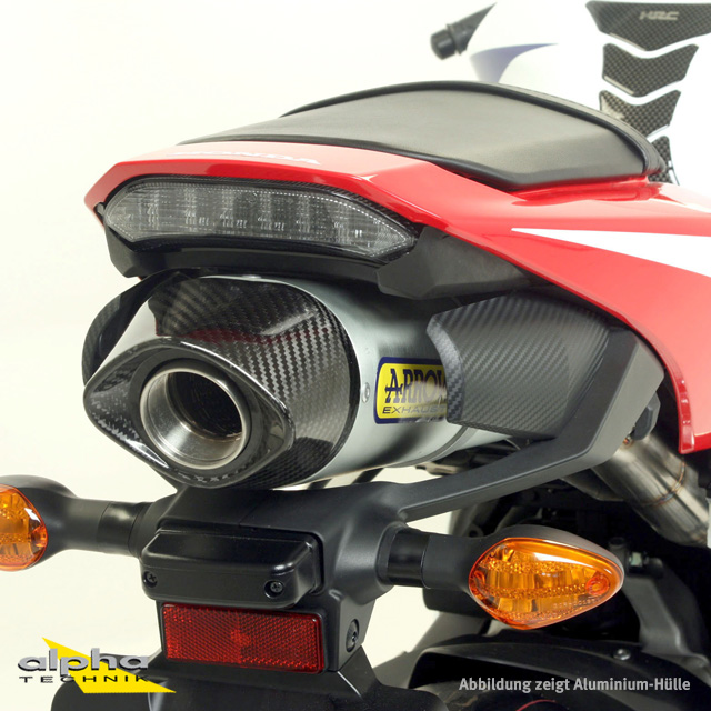 Escape ARROW INDY RACE para Honda CBR600RR 2013-2016, aluminio negro (Solo con tubo intermedio ARROW)